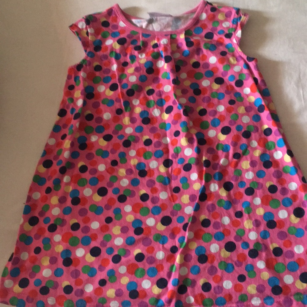Hanna Anderson multi color dot dress
